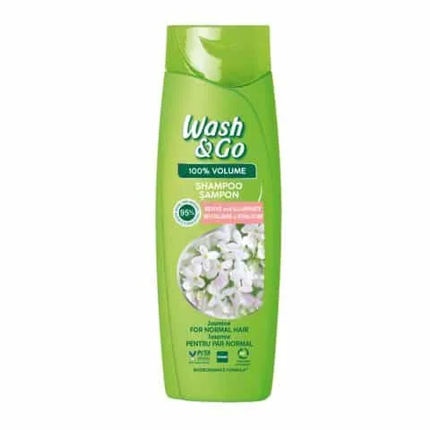 Wash & Go Шампоан с жасмин за обем за нормална коса х180 мл