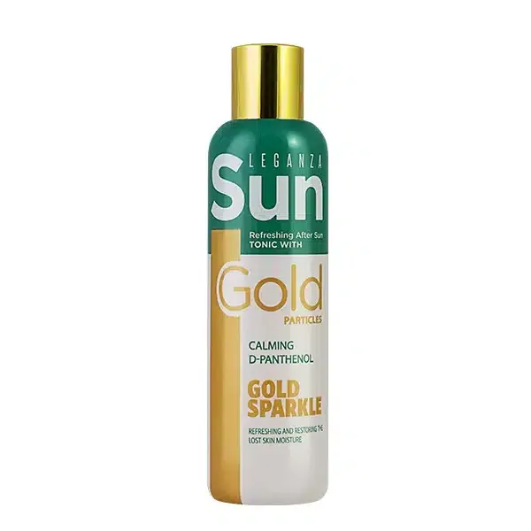 Leganza Sun Refreshing After-Sun Toner with Gold Particles, 200 ml