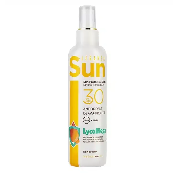 Leganza Sun Body spray-emulsie pentru corp, SPF30, 200 ml