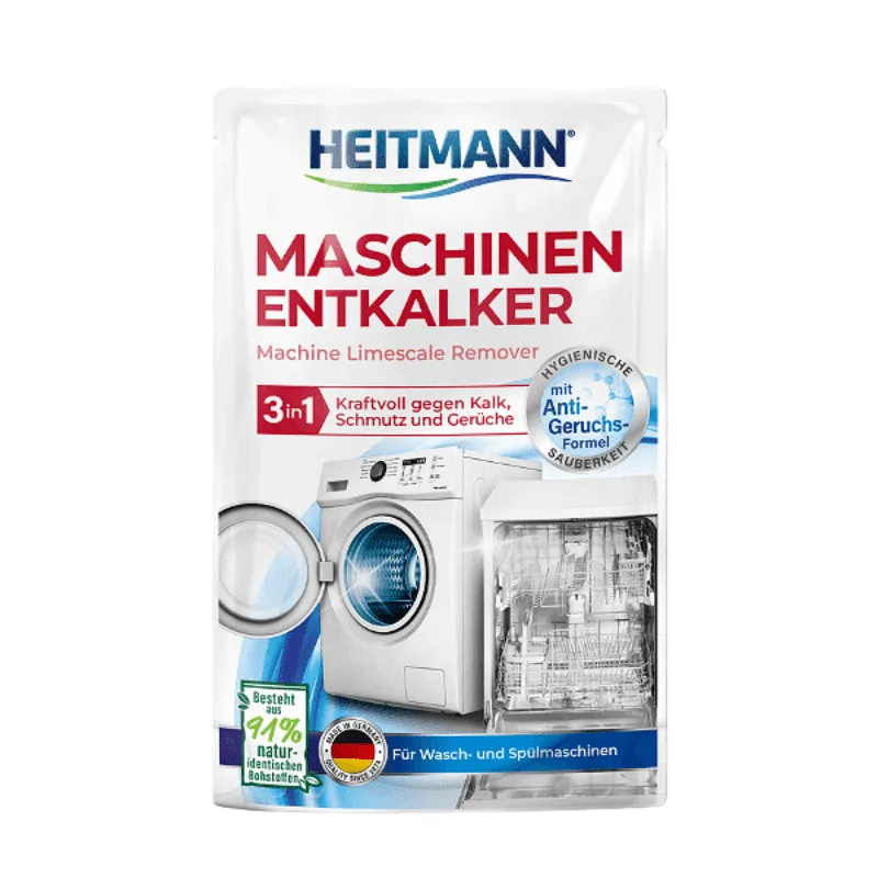 Препарат против котлен камък Heitmann 3в1 – за перални и съдомиялни, 175 гр