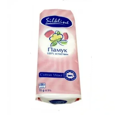 Памук Silkline, 100% естествен, 70 грама