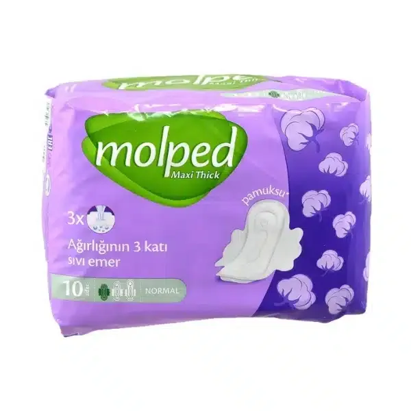 Дамски превръзки Molped Maxi Thick, Normal, 10 броя