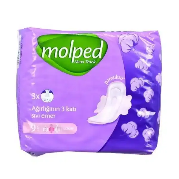 Дамски превръзки Molped Maxi Thick, дневни, 9 броя