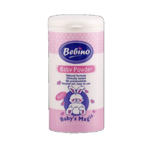 Бебешка пудра Bebino, розова, 50 гр