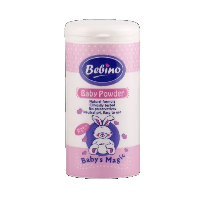 Бебешка пудра Bebino, розова, 50 гр