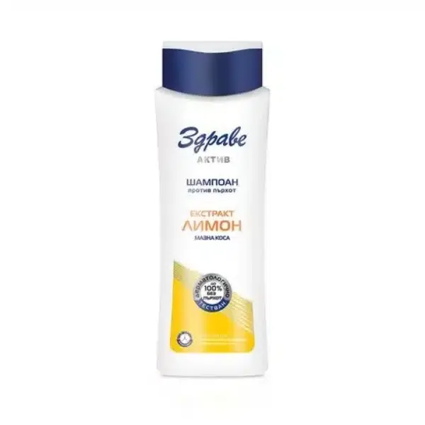 Zdrave Active Shampoo – Lemon, 200 ml