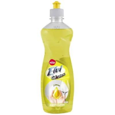 Препарат за съдове Elvi гел – Lemon, 500 мл