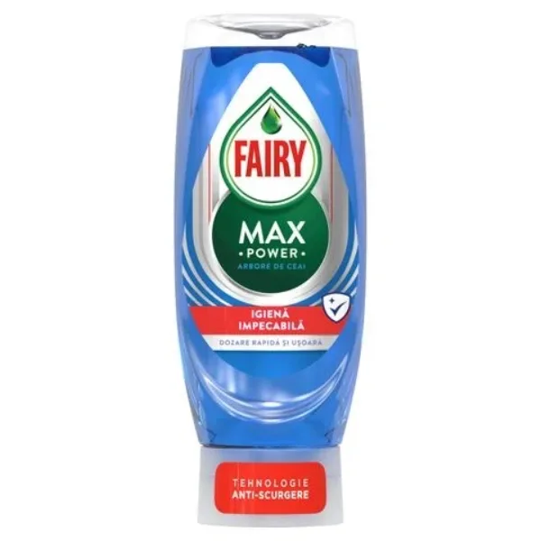 Fairy MAX Power Dishwashing Liquid – Hygiene, 450 ml