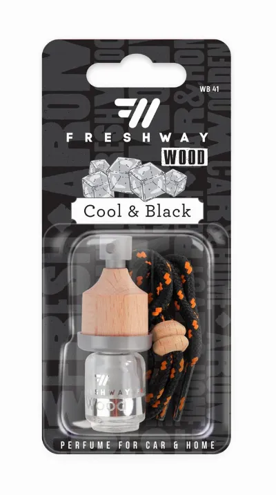 Ароматизатор Fresh Way , Cool&Black , стъклен без резерва