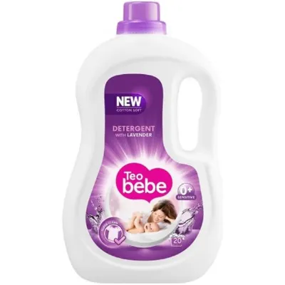 Течен перилен препарат Тео Bebe – Лавандула, 1.1 л, 20 дози