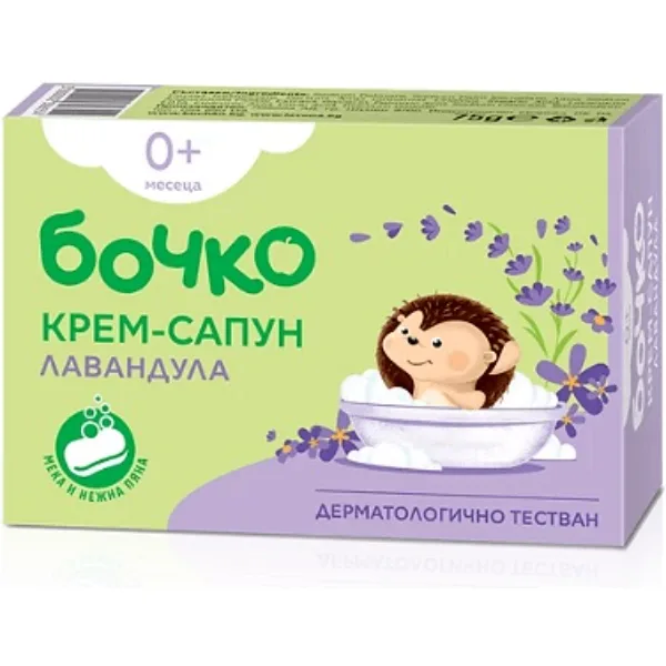 Бебешки крем-сапун Бочко – Лавандула, 75 гр