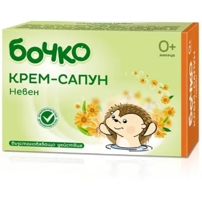 Бебешки крем-сапун Бочко – Невен, 75 гр