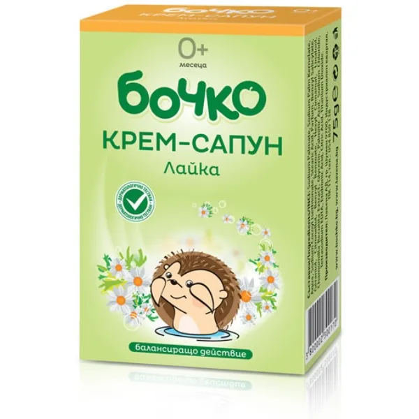 Бебешки крем-сапун Бочко – Лайка, 75 гр