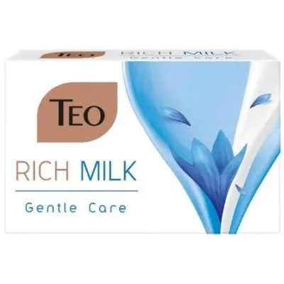 Тоалетен сапун Тео – Rich Milk Gentle Care, 90 гр