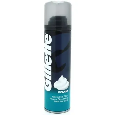 Пяна за бръснене Gillette, за чувствителна кожа, 200 мл