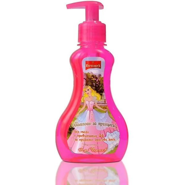 Șampon pentru copii Evterpa, pentru prințese, roz, 170 ml