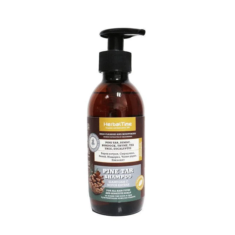 Șampon Herbal Time cu gudron de pin, 240 ml