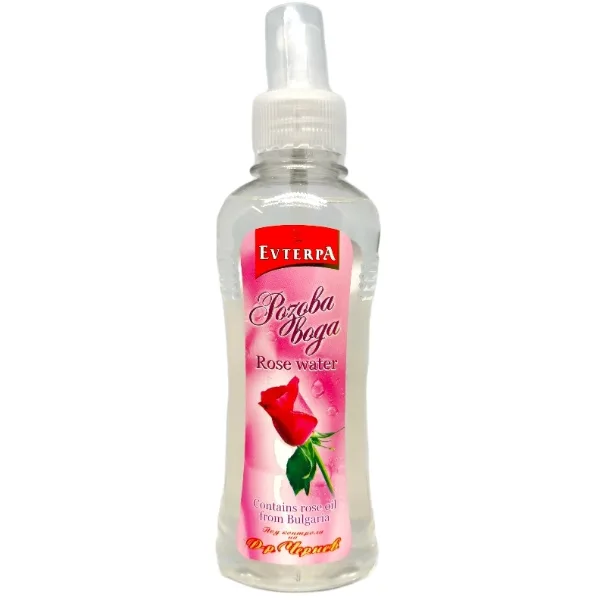Evterpa Rose Water, Pump, 180 ml