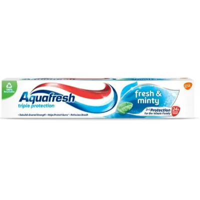 Паста за зъби Aquafresh Fresh&Minty туба, 50 мл