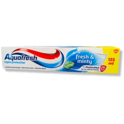 Паста за зъби Aquafresh Fresh&Minty туба, 125 мл