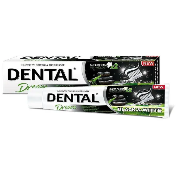 Паста за зъби Dental dream black & white, 100 мл
