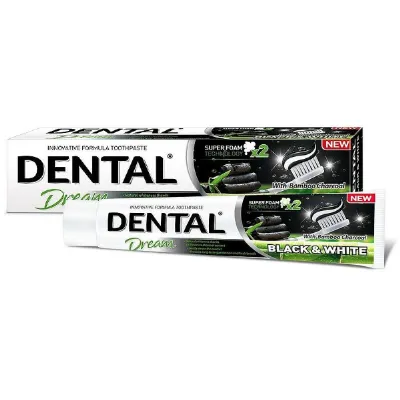 Паста за зъби Dental dream black & white, 100 мл