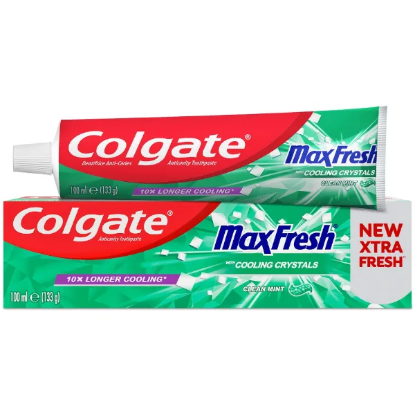 Паста за зъби Colgate Max Fresh Cooling Crystals Clean Mint, 100 мл