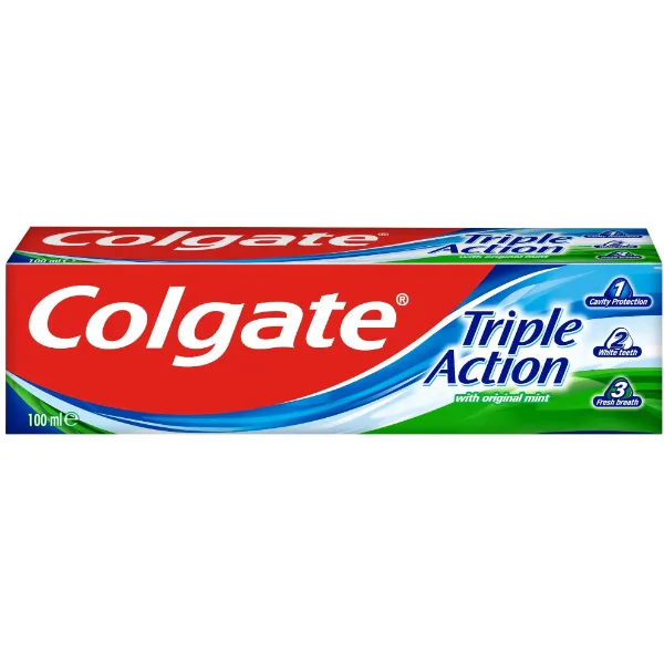 Паста за зъби Colgate Triple Action, 100 мл