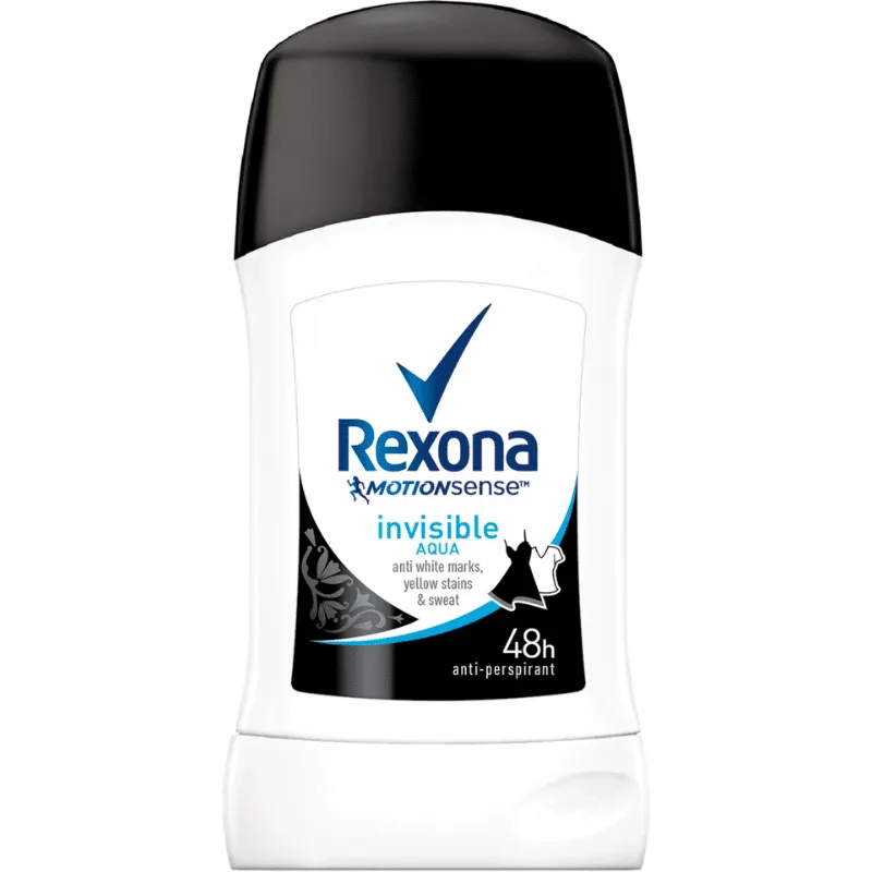 Rexona део стик – Aqua+invisible, 40 мл