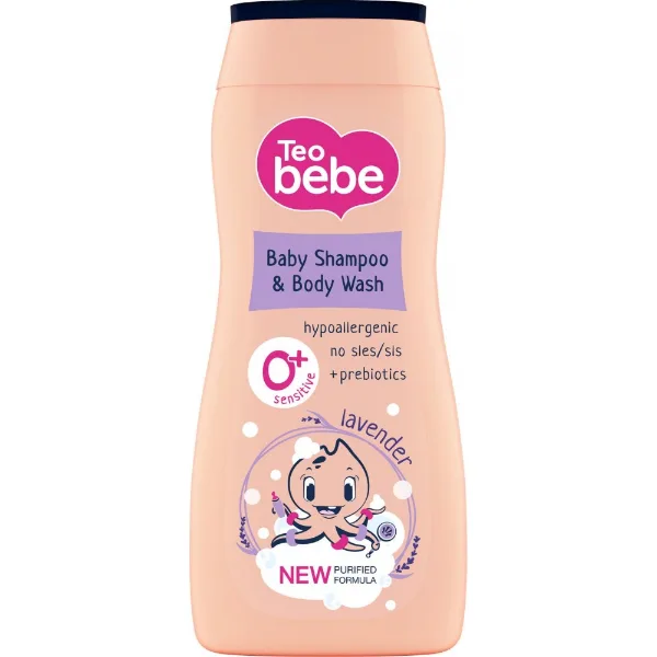 Teo Kiddo 2in1, șampon și gel de duș, 0+, 200 ml