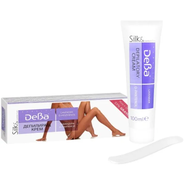 Deva Depilatory Cream with Lavender Oil and D-Panthenol, 150 ml