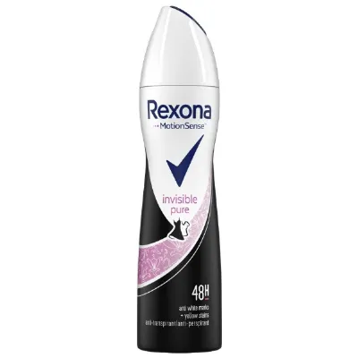Rexona Спрей дезодорант Invisible Pure, 150 мл