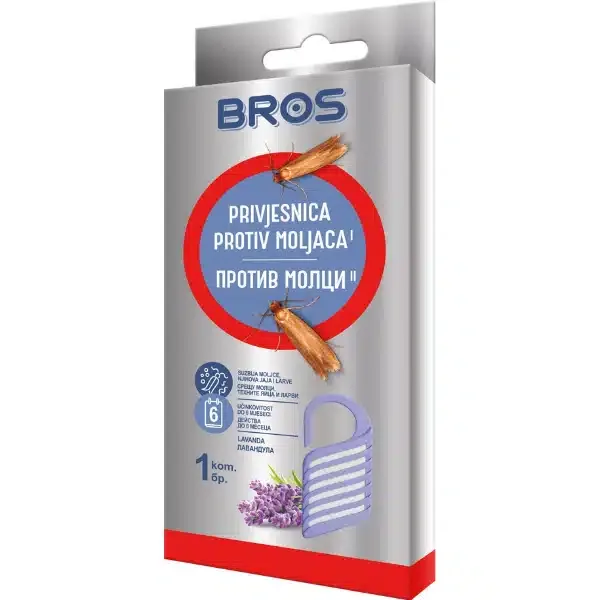 Bros Air Freshener – Anti-Moth, Lavender, 1 pcs