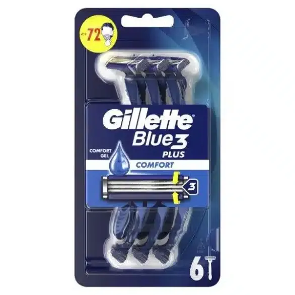 Самобръсначка Gillette Blue 3- 6бр