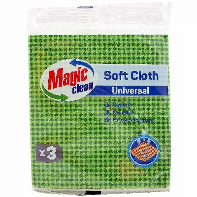 Домакинска кърпа универсал Magic Clean Soft Cloth – 3бр. ,32х38см
