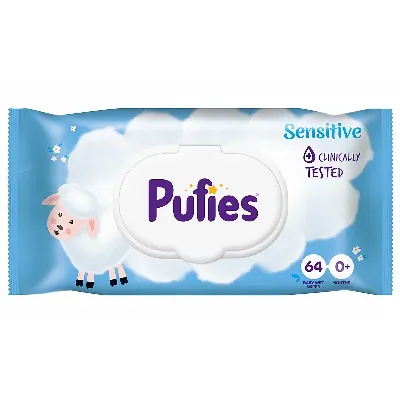 Мокри кърпи Пуфис/Pufies – 64бр.