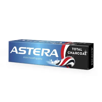 Паста за зъби Астера/Astera Total Charcoal  – 100мл
