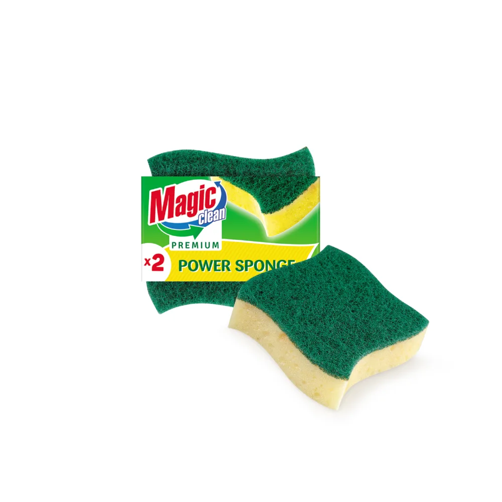 Гъба за замърсени повърхности Premium Magic Clean 2 бр/пакет