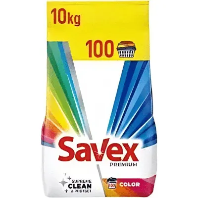 Прах за пране Савекс/Savex – 9 кг за бяло и цветно пране