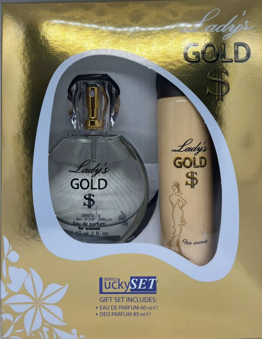 Комплект Lady`s Gold Lucky – EDP 60 мл и део спрей 8